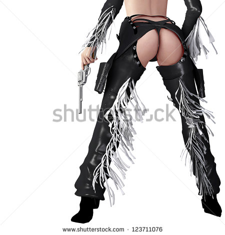 stock-photo-rendering-of-a-cowgirl-with-a-revolver-as-an-illustration-123711076